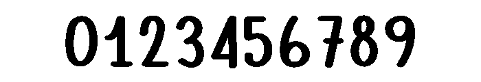 Thick Envelope Font OTHER CHARS