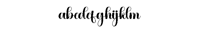 Thick Handwriting FONT