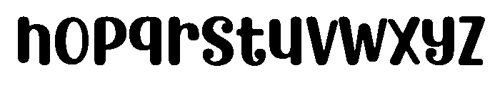 Thick Juliet Font LOWERCASE