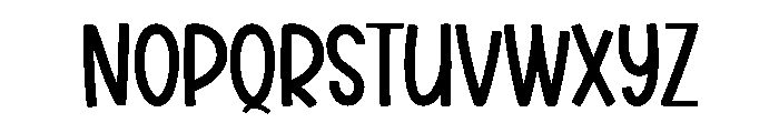Thick Lettered Duo Font UPPERCASE