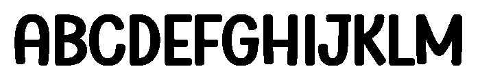 Thick Magic Regular Font UPPERCASE