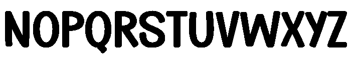 Thick Magic Regular Font UPPERCASE