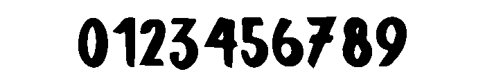 Thick Marker Font OTHER CHARS