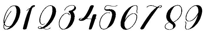 Thick Notepad Font OTHER CHARS