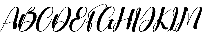 Thick Notepad Font UPPERCASE