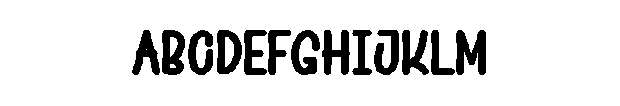 Thick Notes Font UPPERCASE