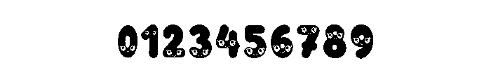 Thick Pencil Font OTHER CHARS