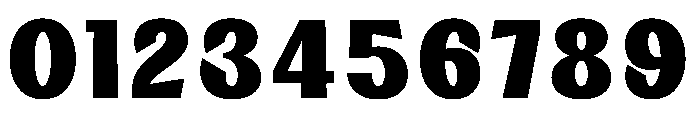 Thick Power Regular Font OTHER CHARS