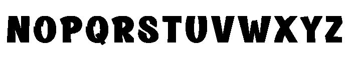 Thick Power Regular Font UPPERCASE