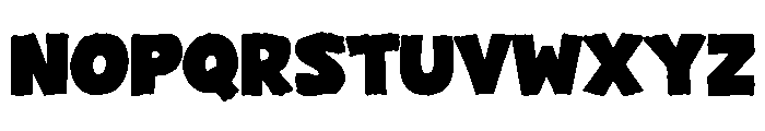 Thick Puffy Font UPPERCASE