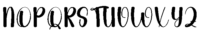Thick Rainbow Font UPPERCASE