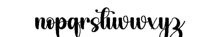 Thick Rainbow Font LOWERCASE