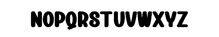 Thick Remember Font UPPERCASE