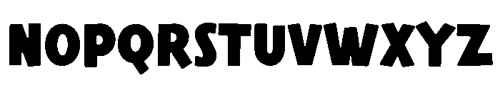 Thick Ring Font UPPERCASE