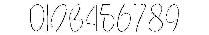 Thick Shadow Font OTHER CHARS