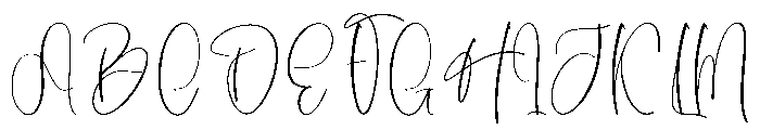 Thick Shadow Font UPPERCASE