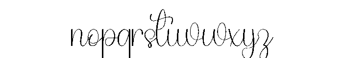 Thick Shadow Font LOWERCASE