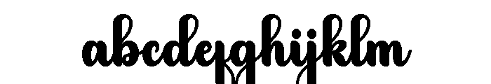 Thick Signature Regular FONT