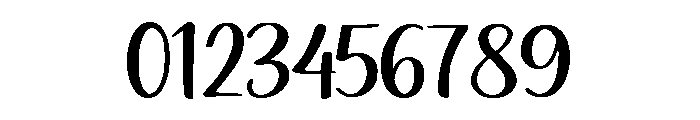 Thick Simple Regular Font OTHER CHARS