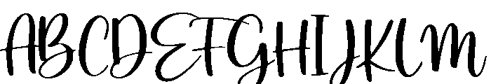 Thick Simple Regular Font UPPERCASE