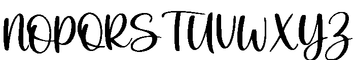 Thick Simple Regular Font UPPERCASE