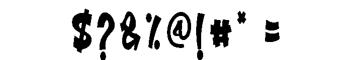 Thick Smart Font OTHER CHARS