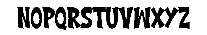 Thick Smart Font UPPERCASE