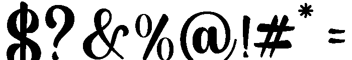 Thick Snoopy Regular Font OTHER CHARS