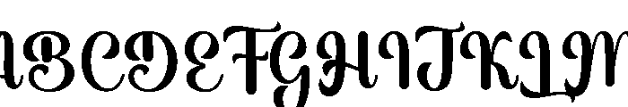 Thick Snoopy Regular Font UPPERCASE