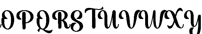 Thick Snoopy Regular Font UPPERCASE