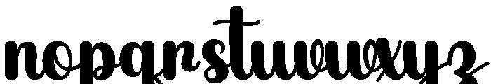 Thick Snoopy Regular Font LOWERCASE