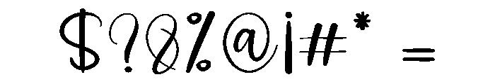 Thick Snowman Font OTHER CHARS