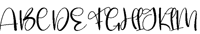 Thick Snowman Font UPPERCASE