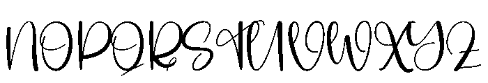 Thick Snowman Font UPPERCASE