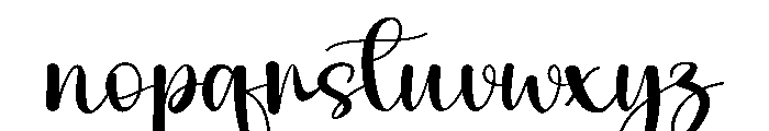 Thick Snowman Font LOWERCASE