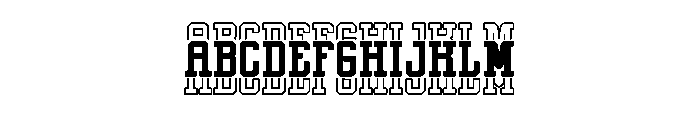 Thick Stacked Regular FONT