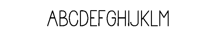Thick Sticker Font UPPERCASE