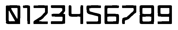 Thick Strokes Font OTHER CHARS