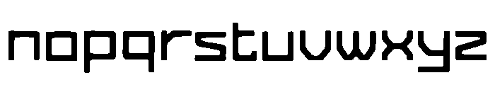 Thick Strokes Font LOWERCASE