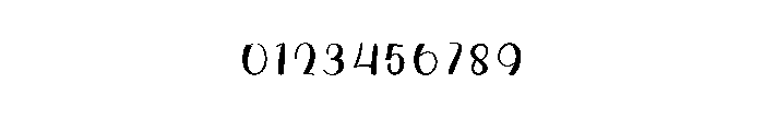 Thick Stylish Font OTHER CHARS