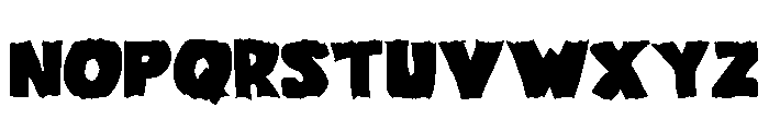 Thick Type Regular Font LOWERCASE