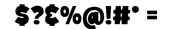 Thick Vintage Regular Font OTHER CHARS
