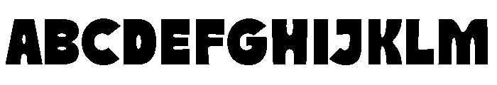Thick Vintage Regular Font UPPERCASE