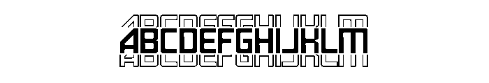Thick3 Font UPPERCASE