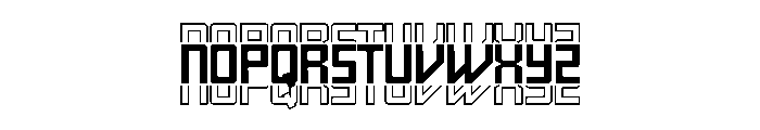Thick3 Font UPPERCASE