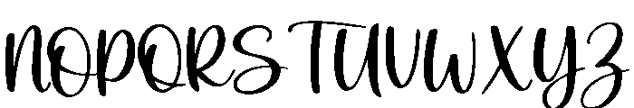 ThickSimple-Regular Font UPPERCASE