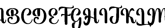 ThickSnoopy-Regular Font UPPERCASE