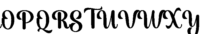 ThickSnoopy-Regular Font UPPERCASE