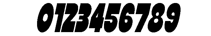Thickbar Italic Font OTHER CHARS
