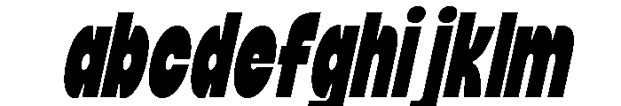 Thickbar Italic FONT